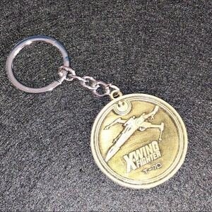 Star Wars X-Wing Fighter T-70 Alloy Metal Keychain New